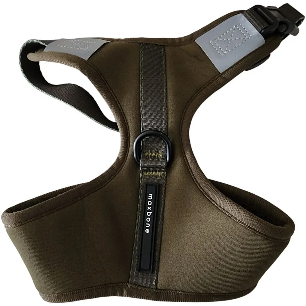 MaxBone Sport Dog Harness Olive Green Size M